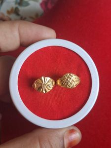Gold  kids Rings (Pair)