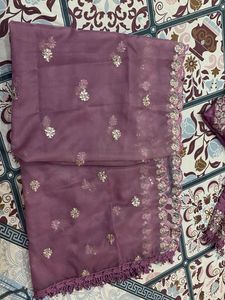 Beautiful Light Purple Anarkali 3 pc set