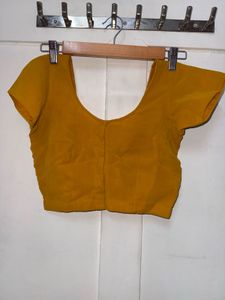 Mustard Yellow Ethnic Blouse