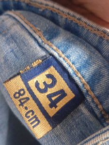 Light Wash Cargo Jeans