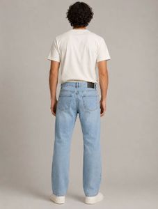 &amp;Denim(H&amp;M) Men's Light Wash Relaxed Fit Jeans