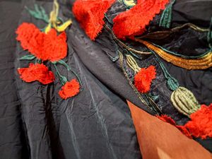 Elegant Abaya Shrug Jacket with Embroidery
