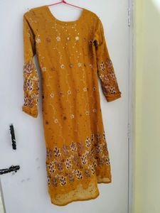 Top/Kurti  Embroidered And Sequin Work
