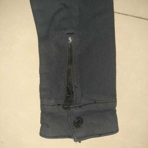 💎 Runway Chic Calvin Klein Denim Zip-Front Dress