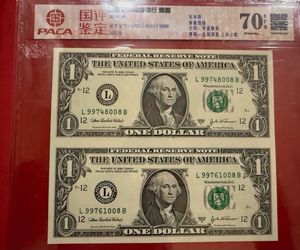 uncut dollar sheet grade 70 extremely rare
