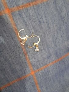 Dainty Gold Plated Drop Earrings