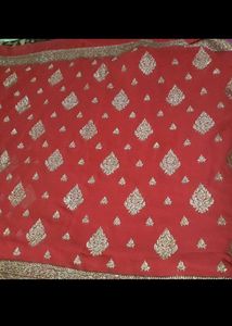 Rust Colour Saree
