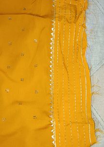 Beautiful Girlish Neck Embroidery Punjabi Suit