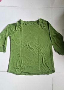 Olive Green 3/4 Sleeve Tee