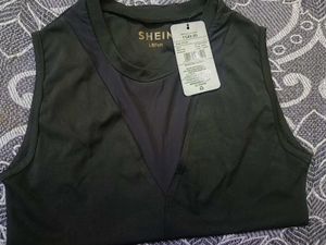 Sleek Black Shein Bodysuit