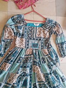 Boho Patchwork Tiered Maxi Dress
