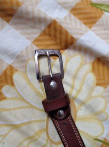 Woodland Brown Leather Belt