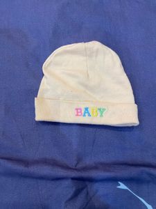 Cute Baby Beanie with Colorful Embroidery