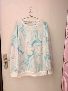 AND 's  Marble Print Sweatshirt