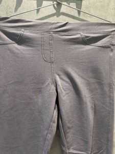 Comfortable Gray Casual Pants