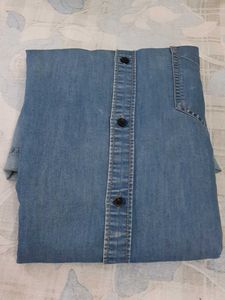 Men's Blue Denim Shirt