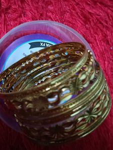 Gold Plated Bangles - Set of 6