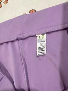 Purple Wide Leg Trousers