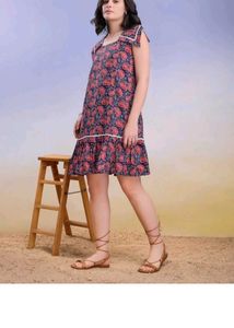 Boho Paisley Print Summer Dress