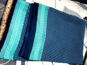 Daily Wear Saree With Unstitched Blouse