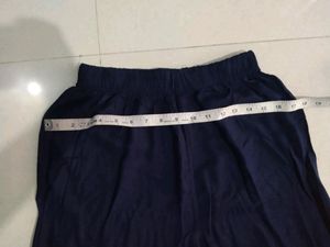 Cotton Navy Blue Sharara