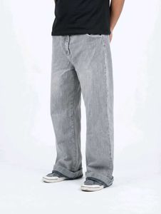 Vintage Grey Wide Leg Jeans