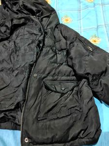 Black Padded Winter Jacket