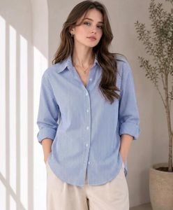 Chic Striped Button-Up Shirt