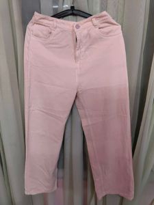 Off White Wide Leg Pants