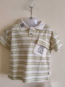 Cute Striped Polo Shirt