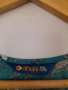 Blue Printed Kurta Set (Women's)