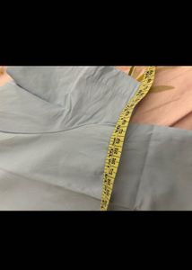 Light Blue Collared Short Sleeve Top