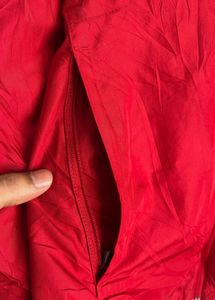 Nike Red Hooded Track Jacket
