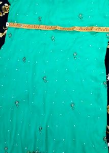 Kurti Fancy Bridal Jarkan stone Embroidery work