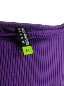 Purple Bodycon Mini Dress  LR-91