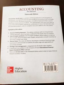 Accounting Text and Cases, 13th Edition