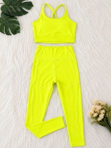 Neon Yellow Workout Set