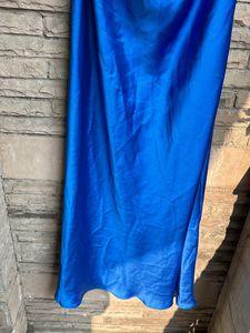 Zara Satin Slip Dress With strappy Back