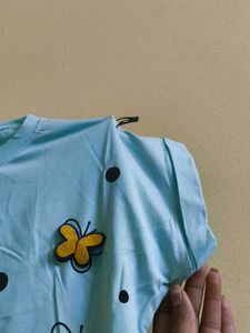 Butterfly Cyan Tshirt