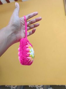 handmade crochet Earpod pouch