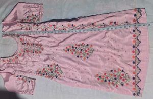 Pathani suit  Beautiful Pink Embroidered Straight