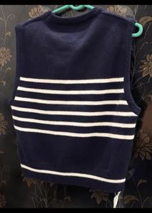 Striped Knit Vest