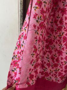 Beautiful Pink Floral Skirt