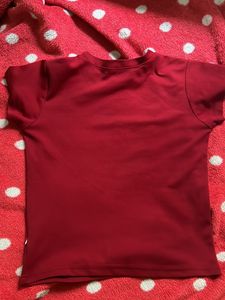 Red Leaf Printed Cotton Honey Comb Knitted Fabric ,large Sized