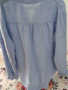 Light Blue Long-Sleeve shirt