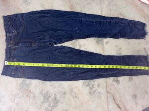 Distressed Blue Jeans