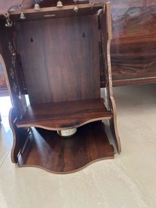 Decorative Wooden Pooja Shelf