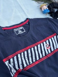 Jack &amp; Jones Navy Blue T-Shirt