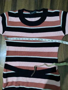 Striped Knit Top
