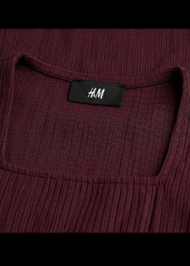 Stylish Maroon Cropped Top